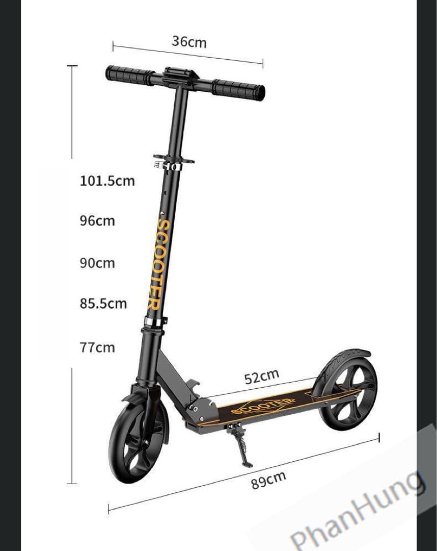 人気商品scooter折りたたみズキックボード 5段階調節機能