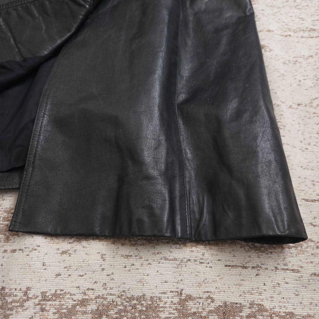 sumipun様◆MYLÈNE LEATHER 牛革トレンチコート 【L〜LL】