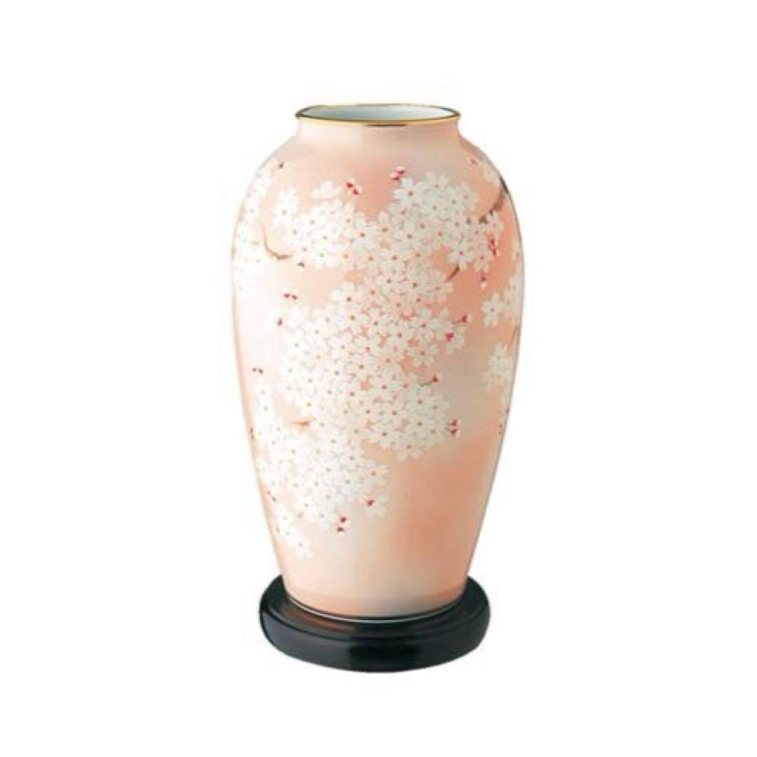 【新品】香蘭社　吉野桜　花瓶　日本製
