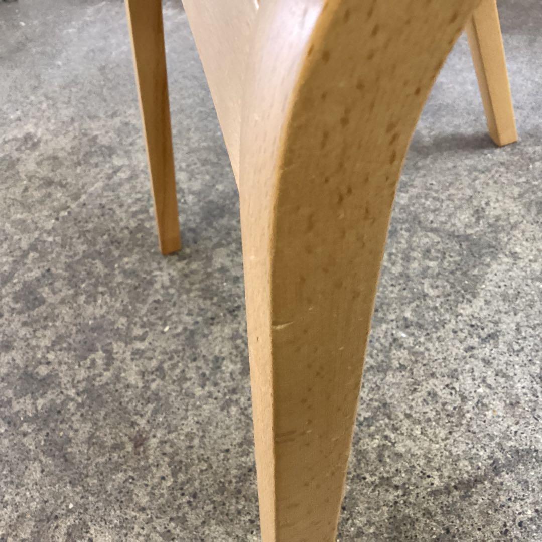 秋田木工 スタッキングスツール 椅子 チェア　ＵＳＥＤ