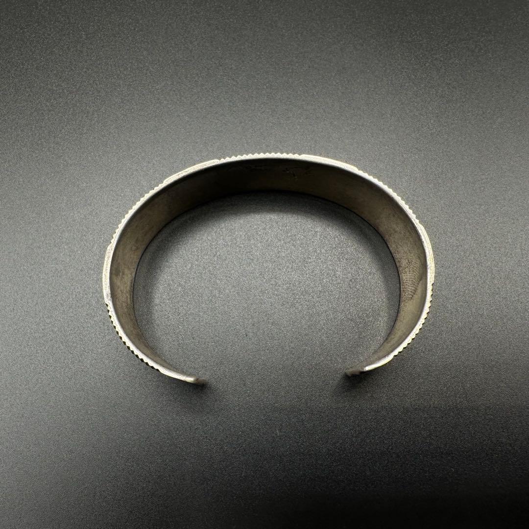 Navajo Darrell Cadman スタンプワーク バングル