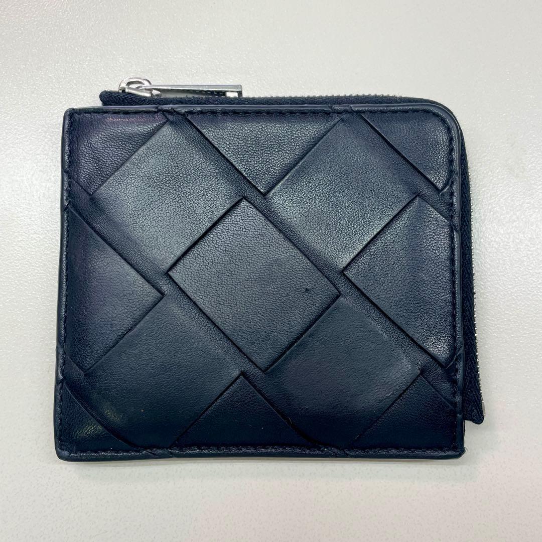 Bottega Veneta ブラック ジップ ケース