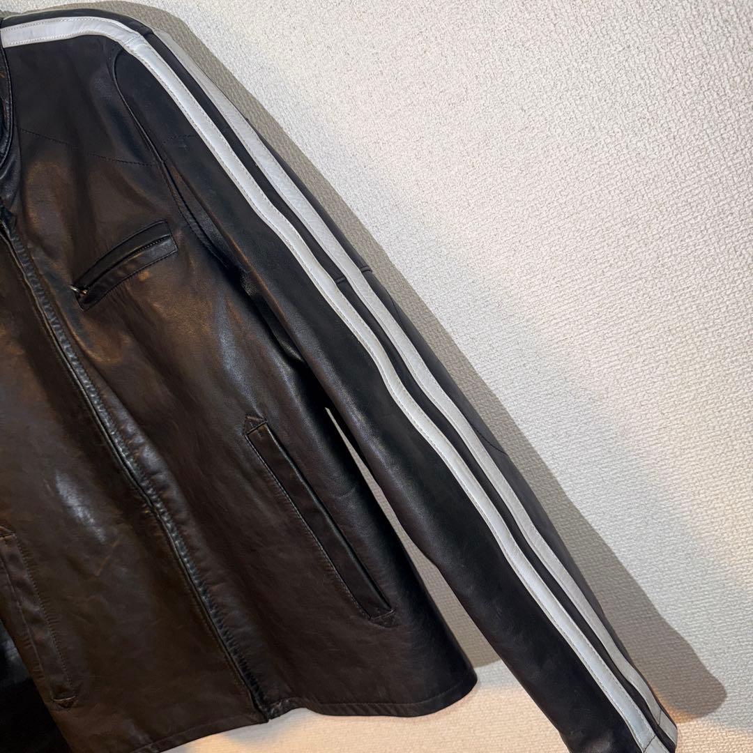 【希少】OLD GAP シングルライダースジャケット 本革 M 美品