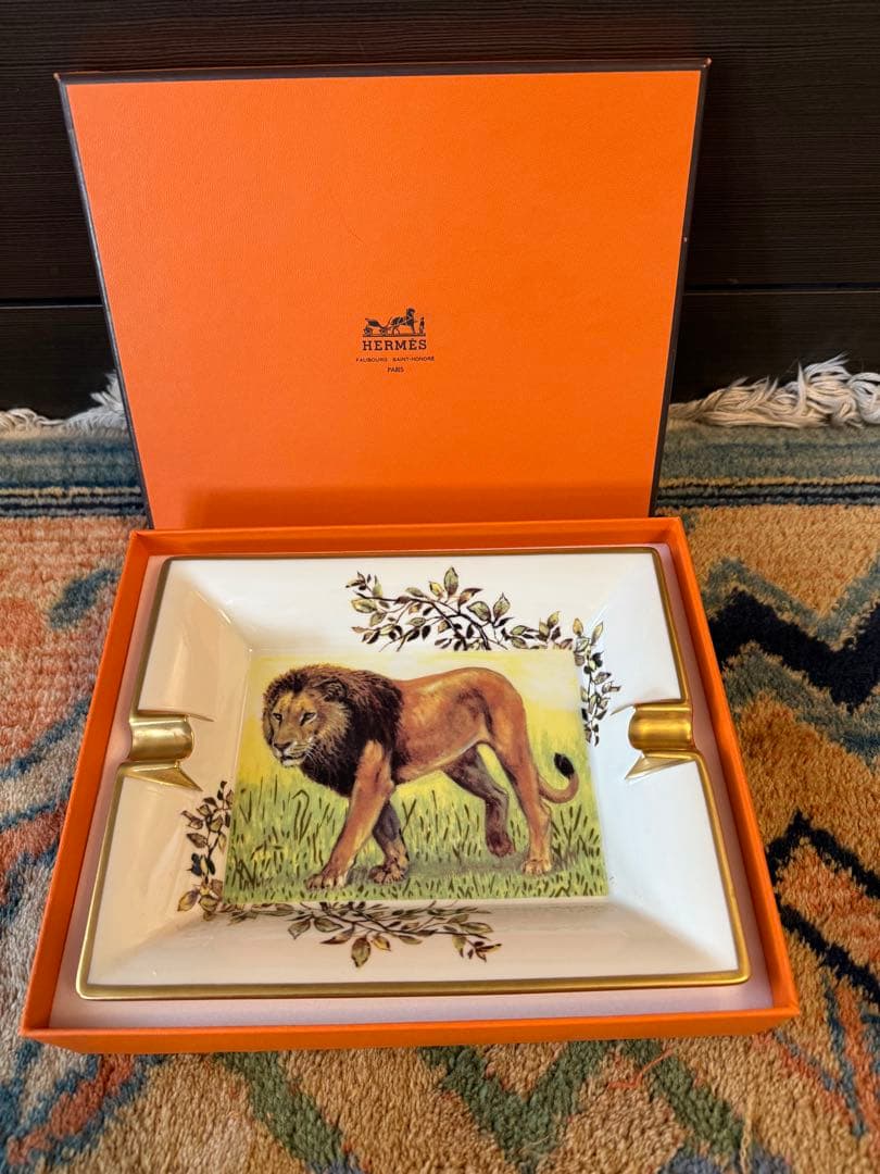 HERMES ライオンデザイン灰皿