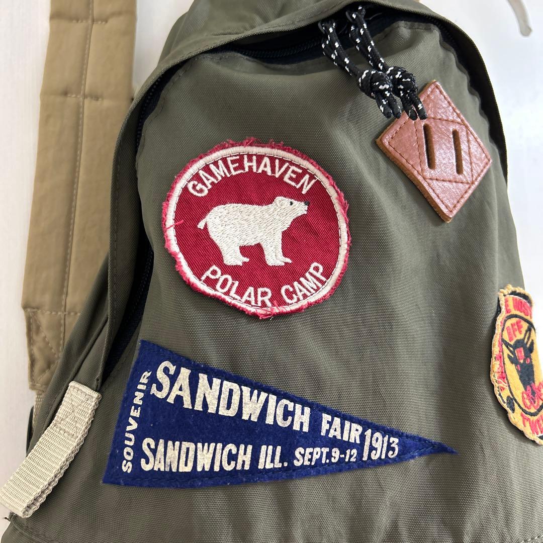 【denim&dungaree】リュック M イルカ ワッペン