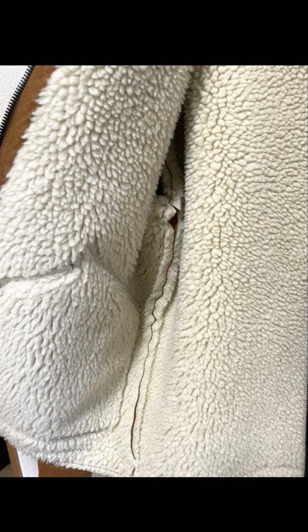 【新品】ZARA ムートンジャケット フェイクムートン ボアジャケット　Mサイズ