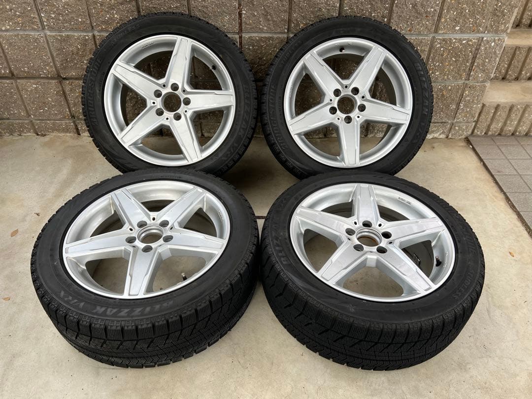 ブリヂストン スタッドレスタイヤ 17インチ 5スポークホイール