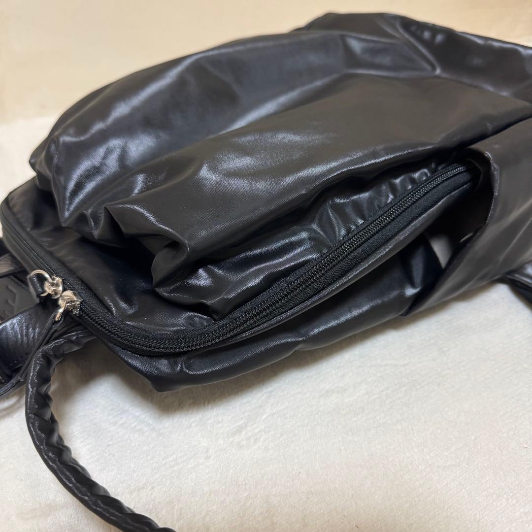 美品　ペレボルサ　ギャザーリュック　チアーズ　Cheers　バックパック　黒