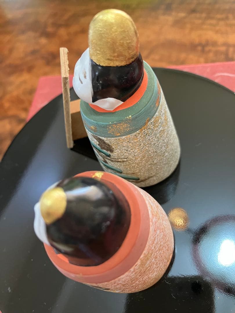 【 純金箔 】 雛人形◆小田益三作 御殿雛 京陶人形 金彩御殿雛 陶器製