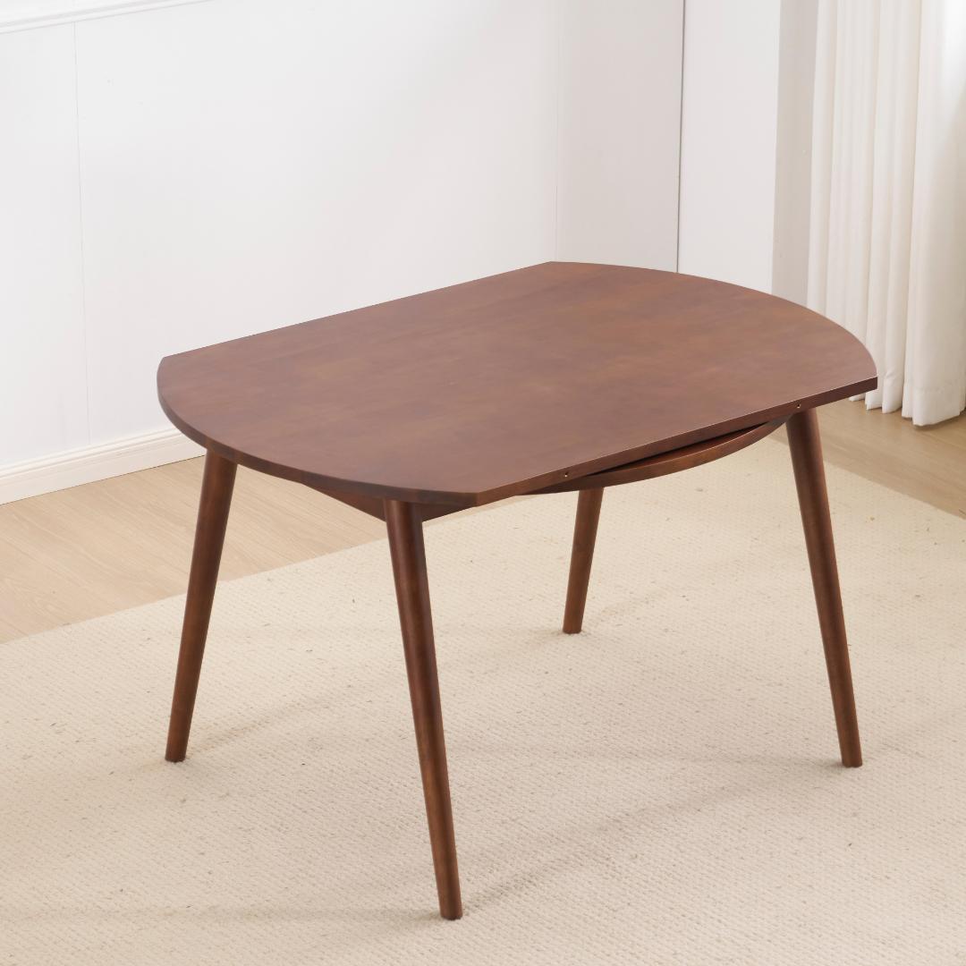 テーブル一点 2人~4人掛け 用伸長式 折りたたみダイニングテーブル 幅120