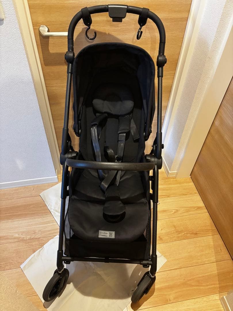 【美品】サイベックス メリオカーボン ベビーカー　cybex ブラック