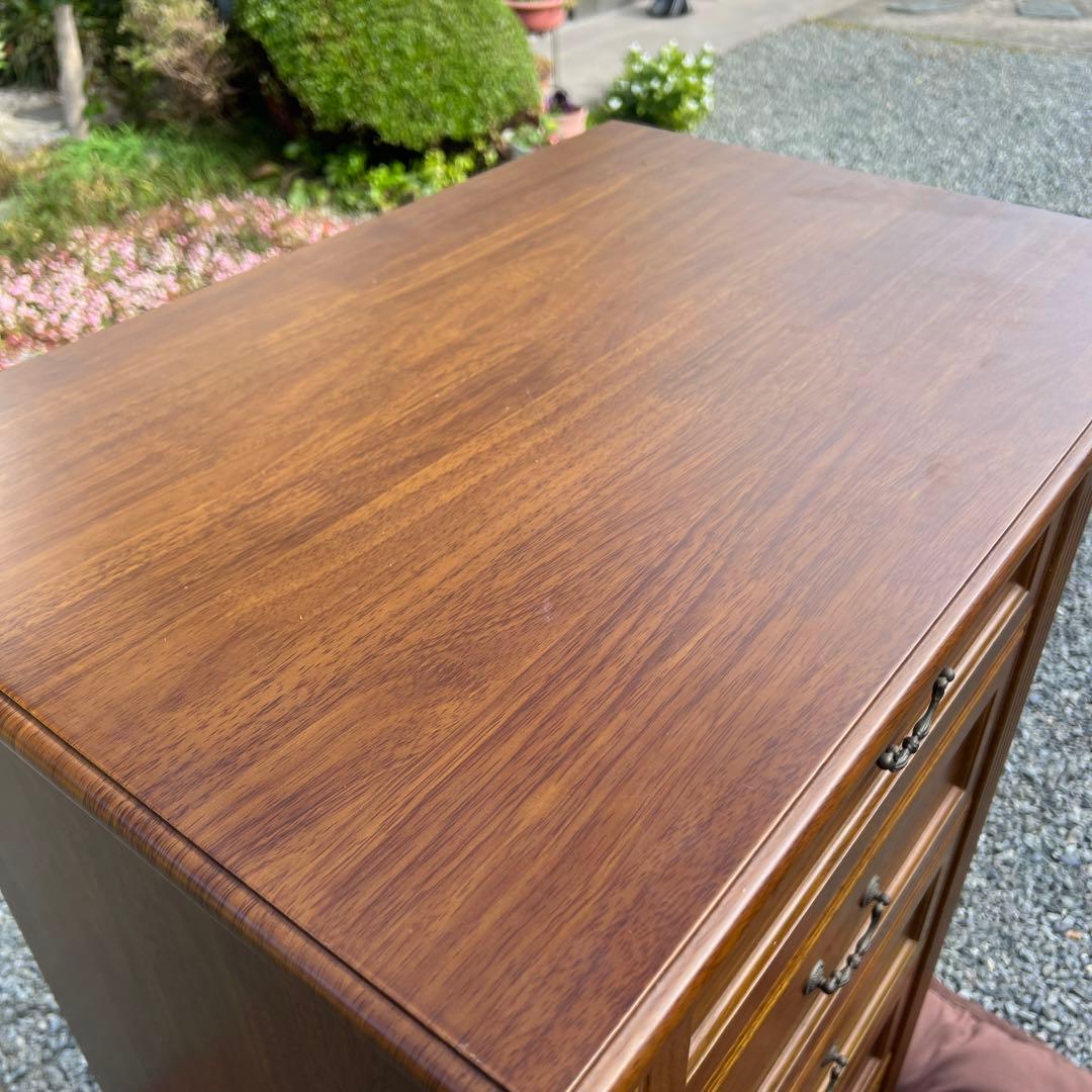 アンティーク調 木製チェスト 5段引き出し 収納家具 アメリカ 英国クラシック