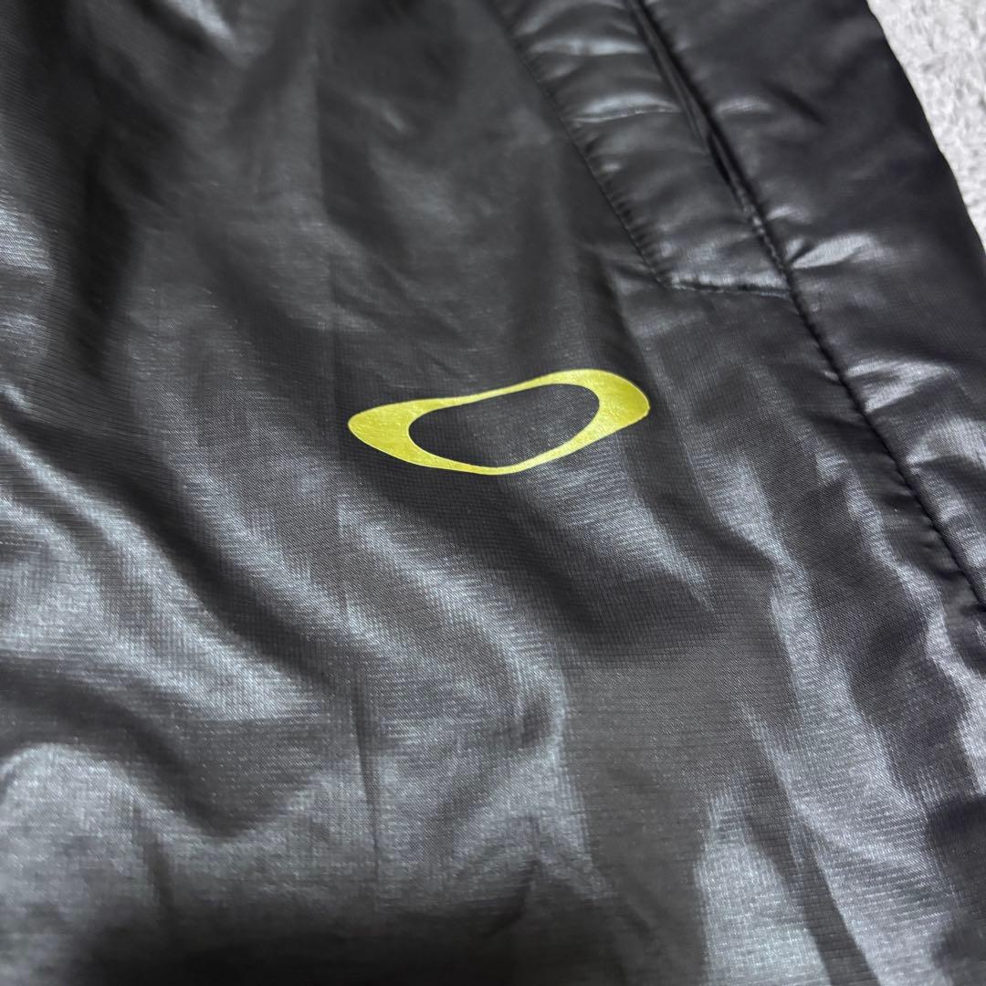 新品OAKLEYオークリージャージ上下セットナイロンセットアップブラックLサイズ