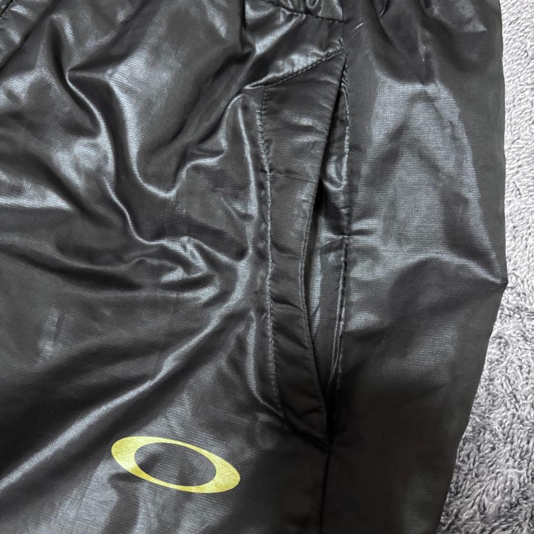 新品OAKLEYオークリージャージ上下セットナイロンセットアップブラックLサイズ