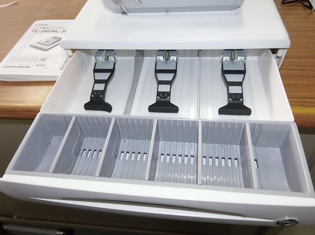 CASIO TE-340-WE 電子レジスター 設定無料 25041801