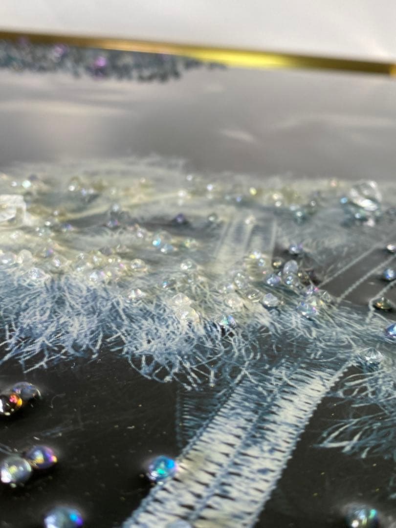 1842❣️ アートフレーム バタフライ 絵画 クリスタルピクチャー  2点セット