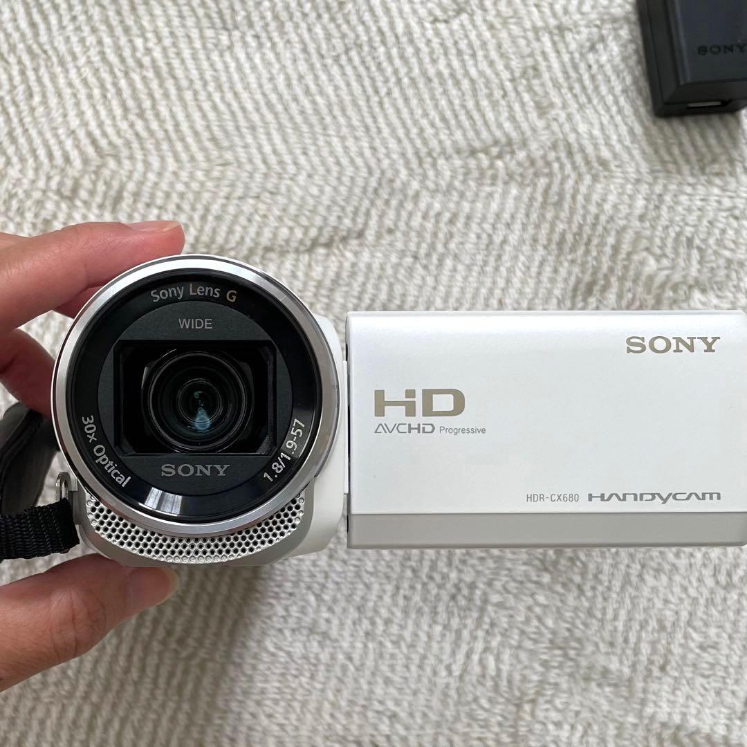 SONY HDR-CX680 ビデオカメラ ケース microSD64GB付き