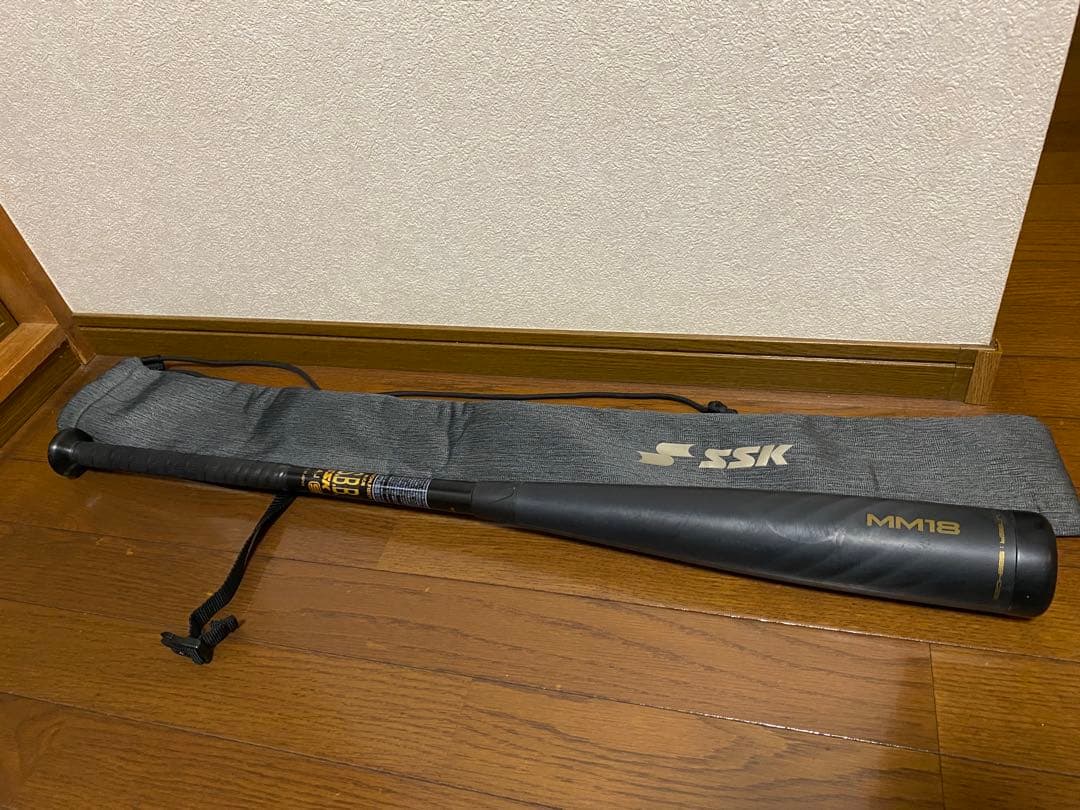 SSK MM18 84cm720gトップバランス　軟式バット 専用ケース付き