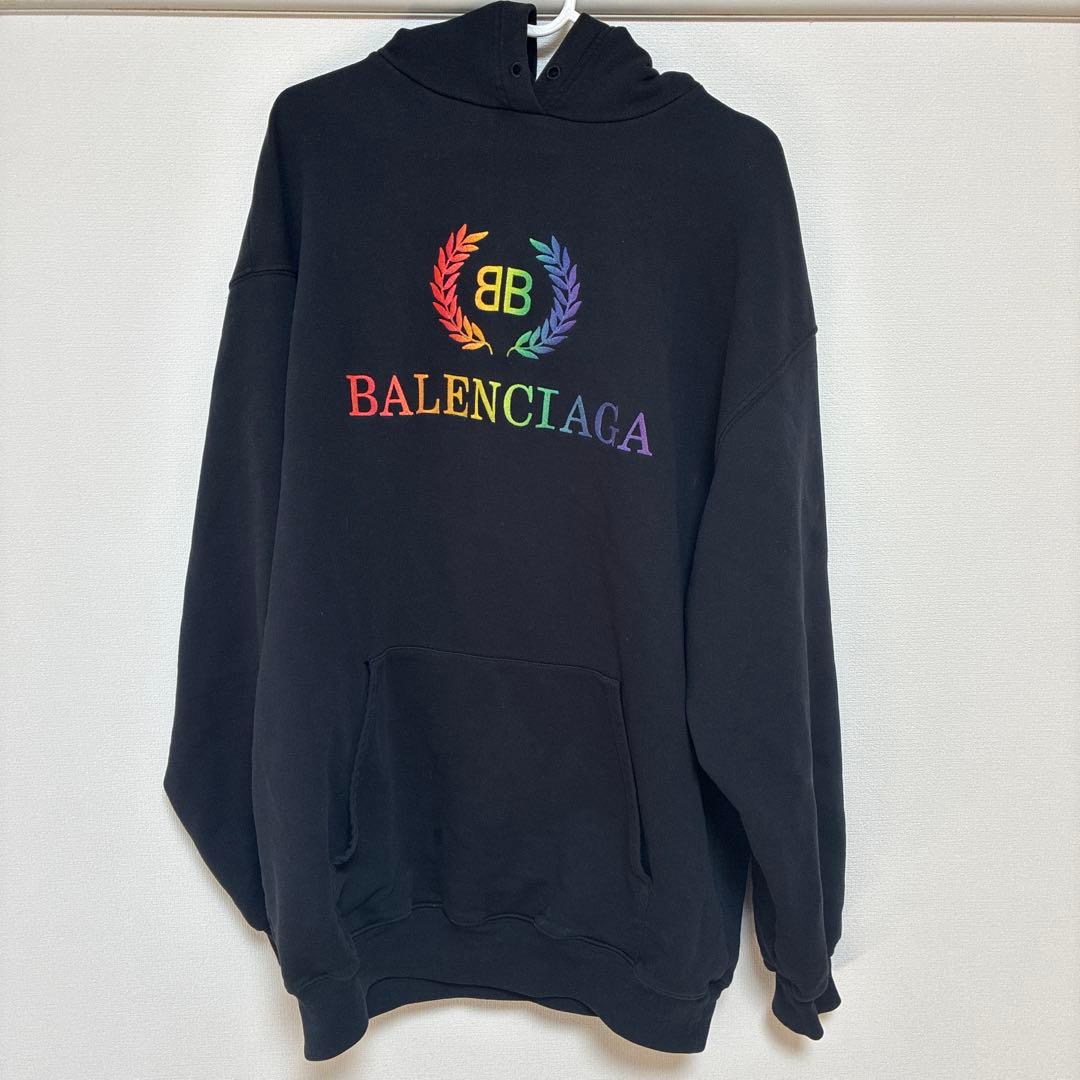 BALENCIAGA レインボー　パーカー
