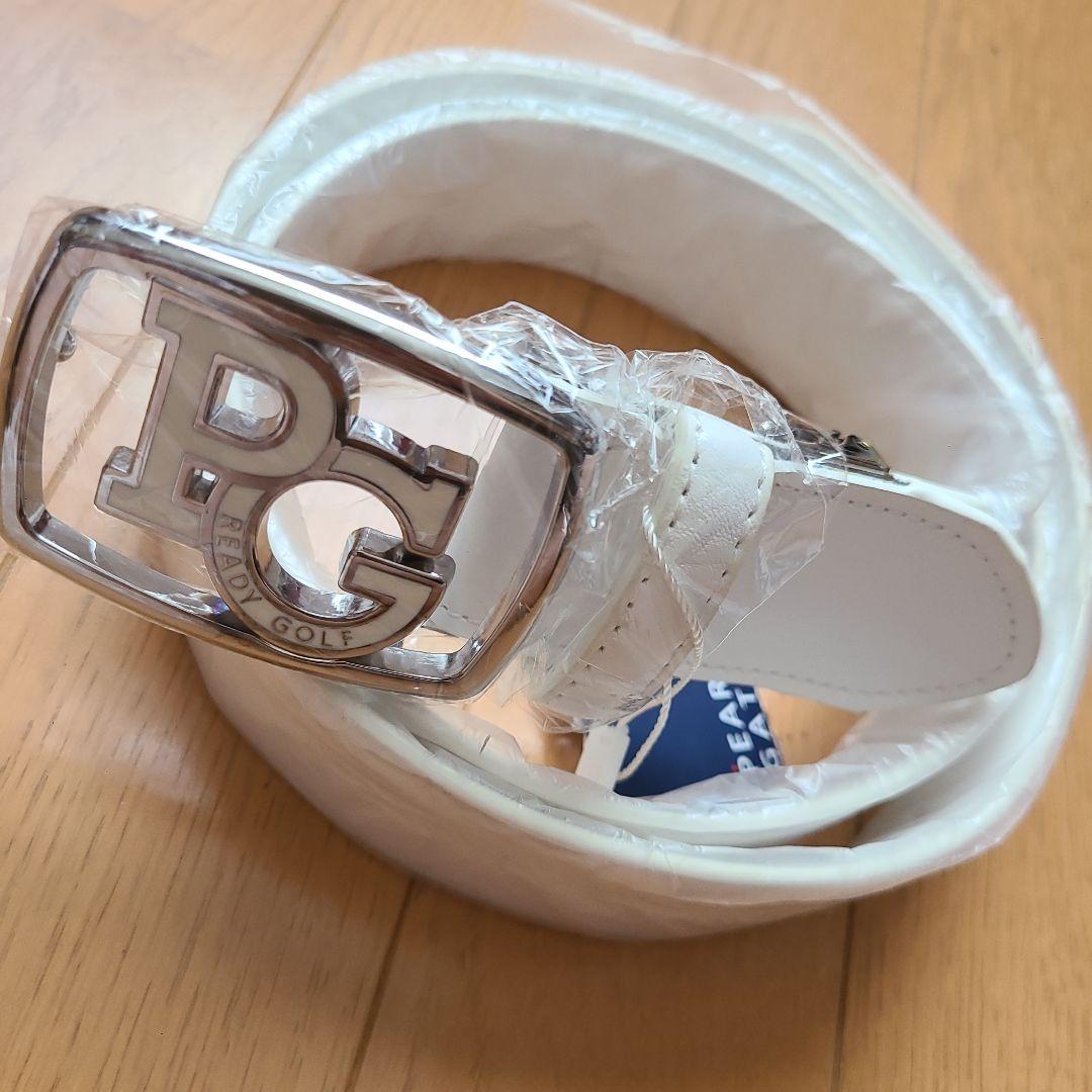 PEARLY GATES パーリーゲイツ PGロゴ ホワイト ベルト