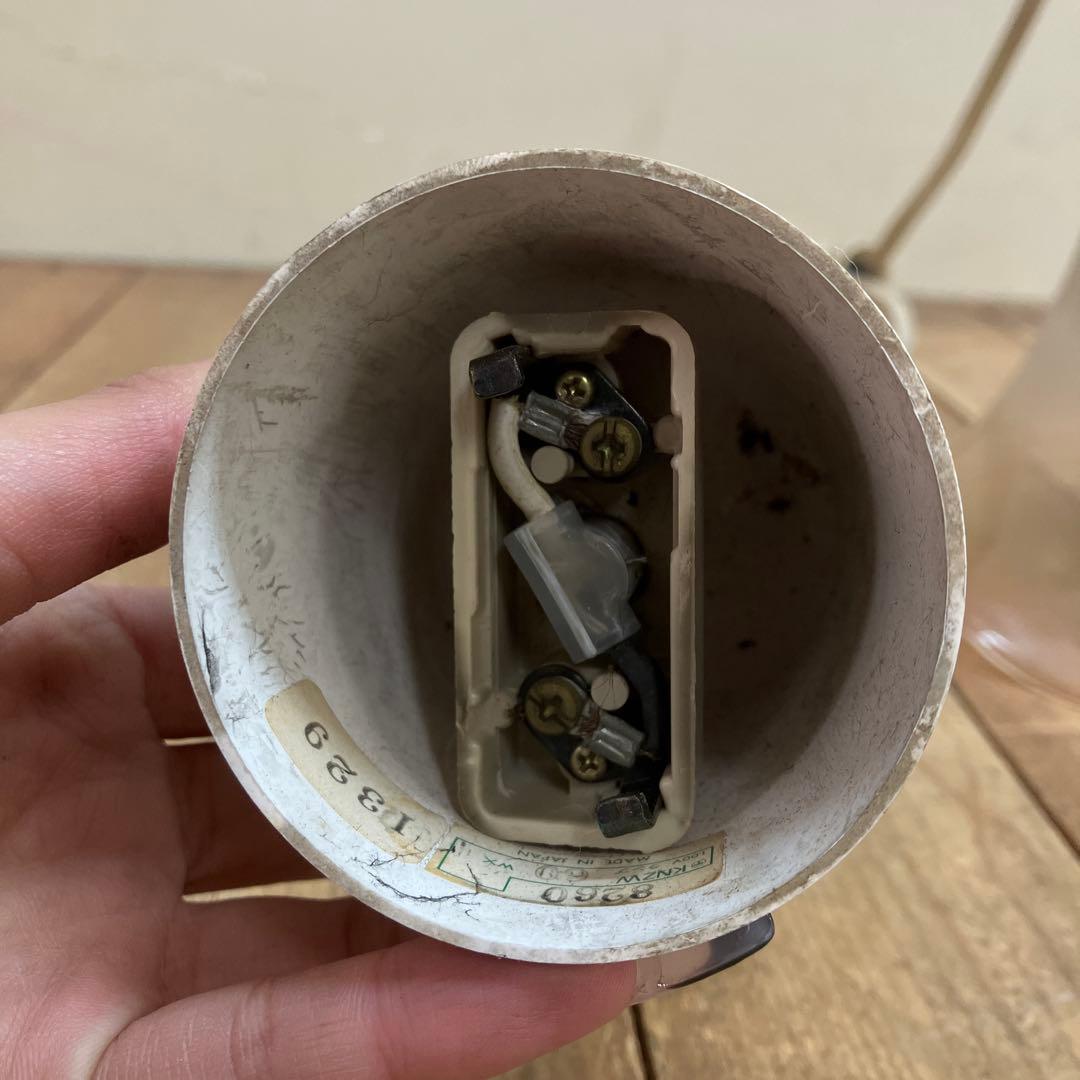 D-2 ② 昭和レトロ フリル型 ガラスシェード ペンダントライト シーリング