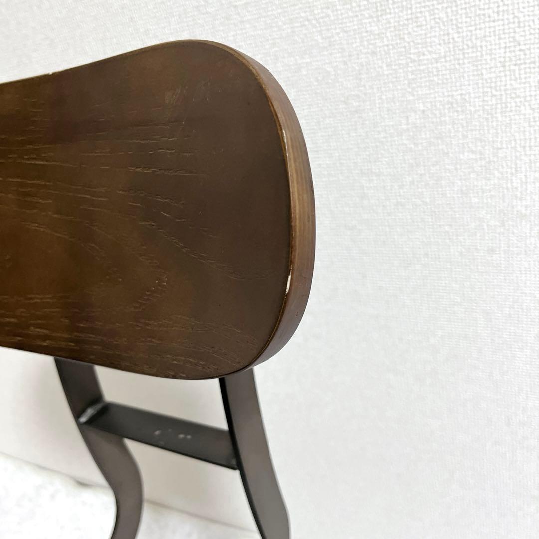 美品✨インダストリアルカウンターチェア　高さ調節可　アンティーク回転椅子　工業系