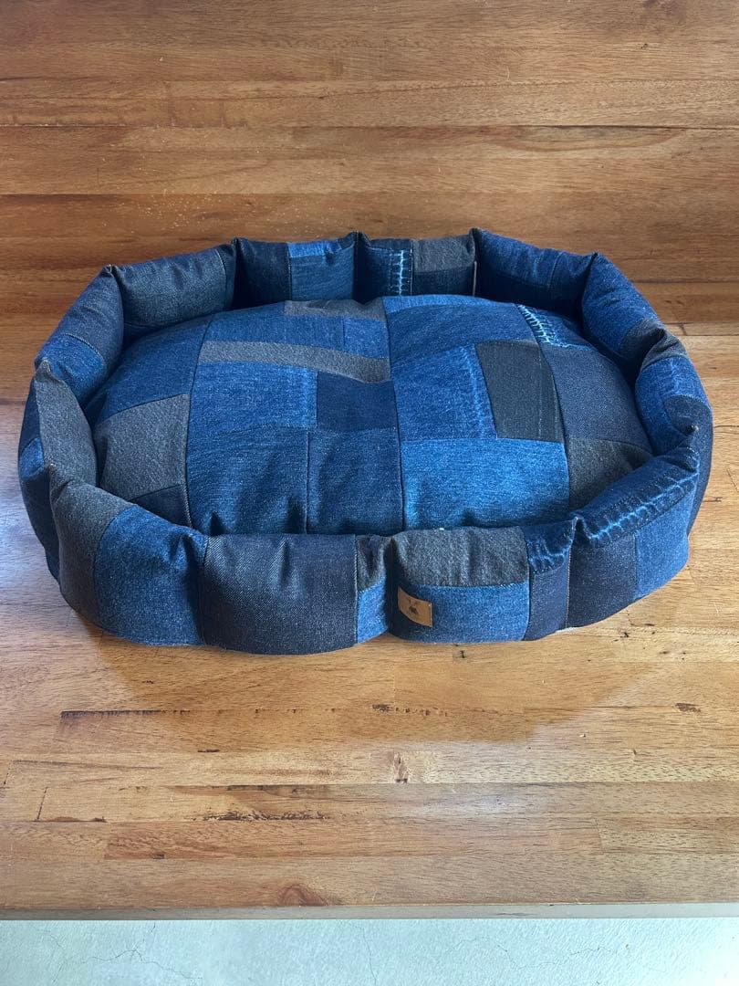 ペットベッド　デニムリメイク