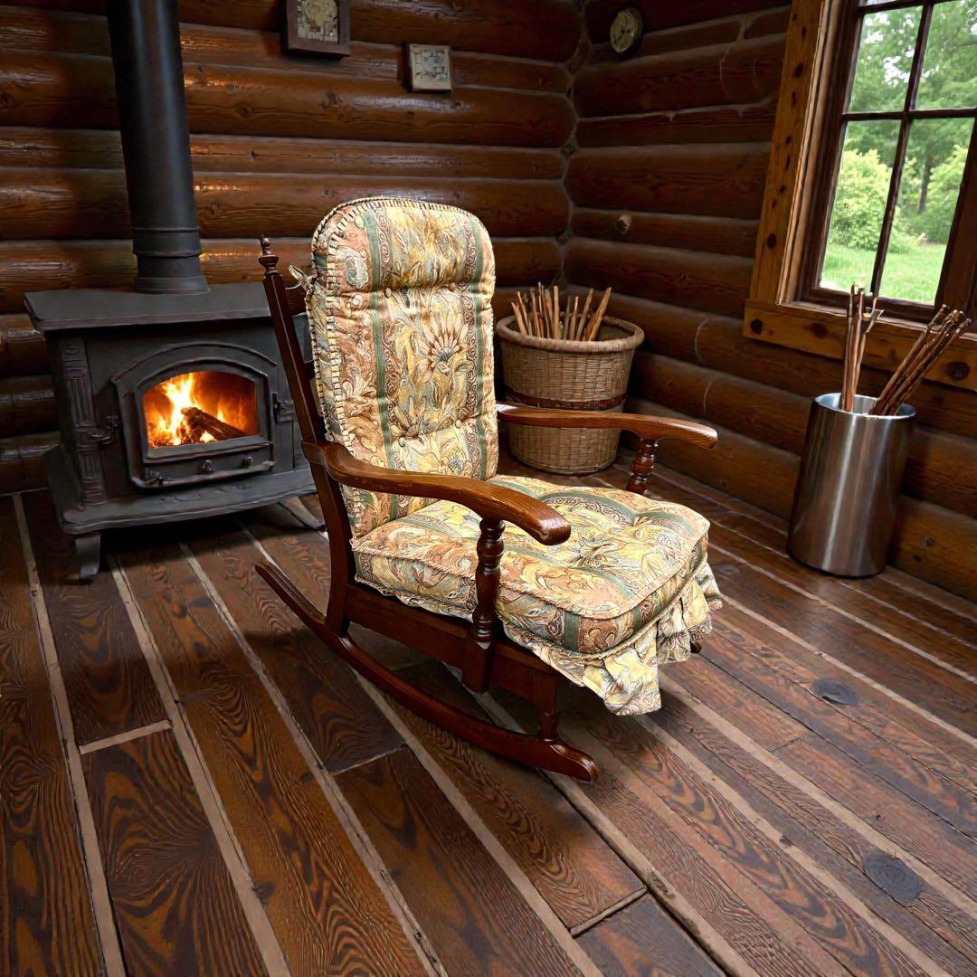 飛騨産業 キツツキ 穂高 ロッキングチェア レトロ アンティーク ヴィンテージ