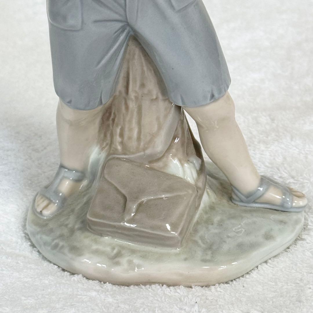 【特価】NAO リヤドロ　少女と子犬　少年　2体セット