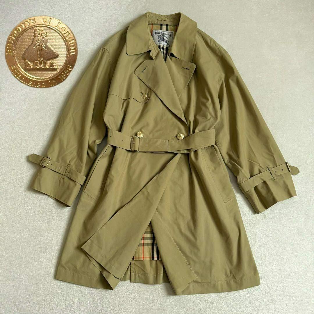 Burberrys トレンチコート 金ボタン ビンテージ ベルト付属