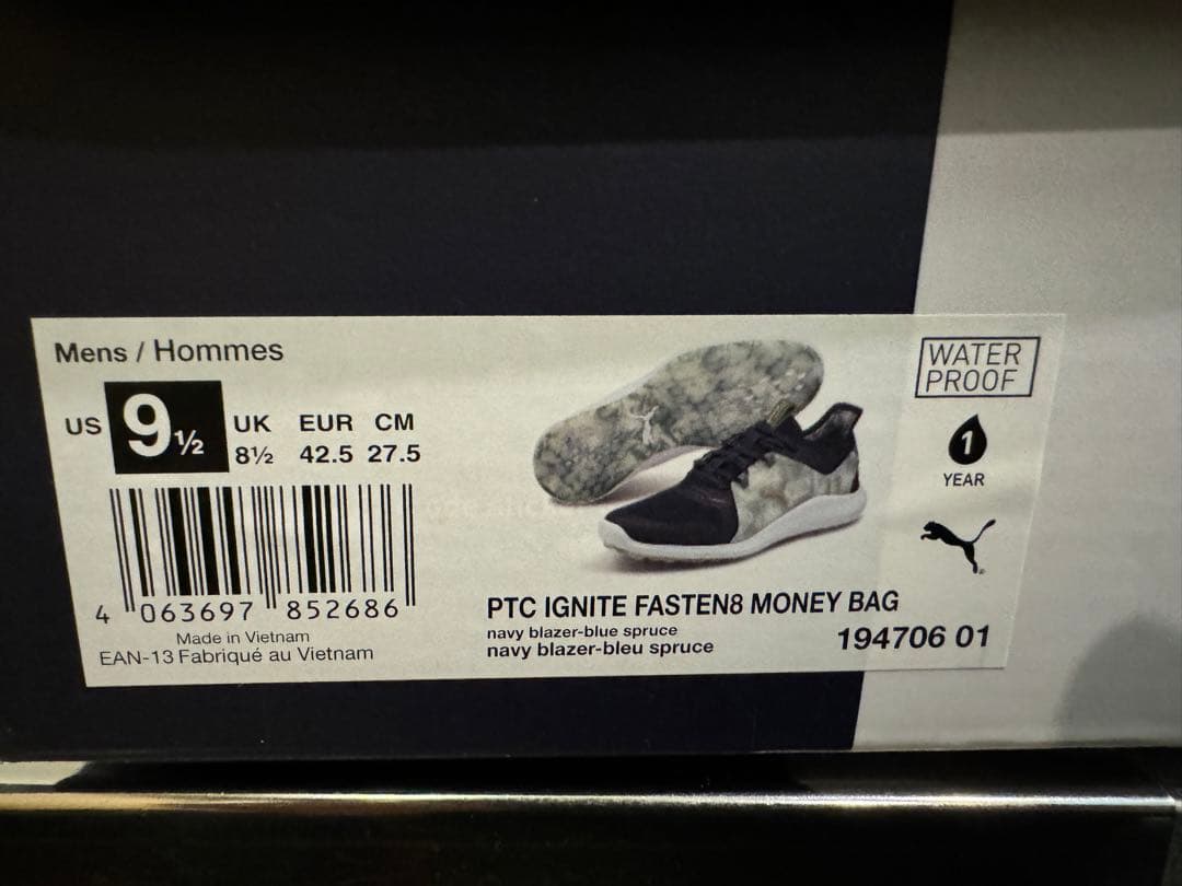 未使用新品 PTC/Puma IGNITE FASTEN8 限定品ゴルフシューズ