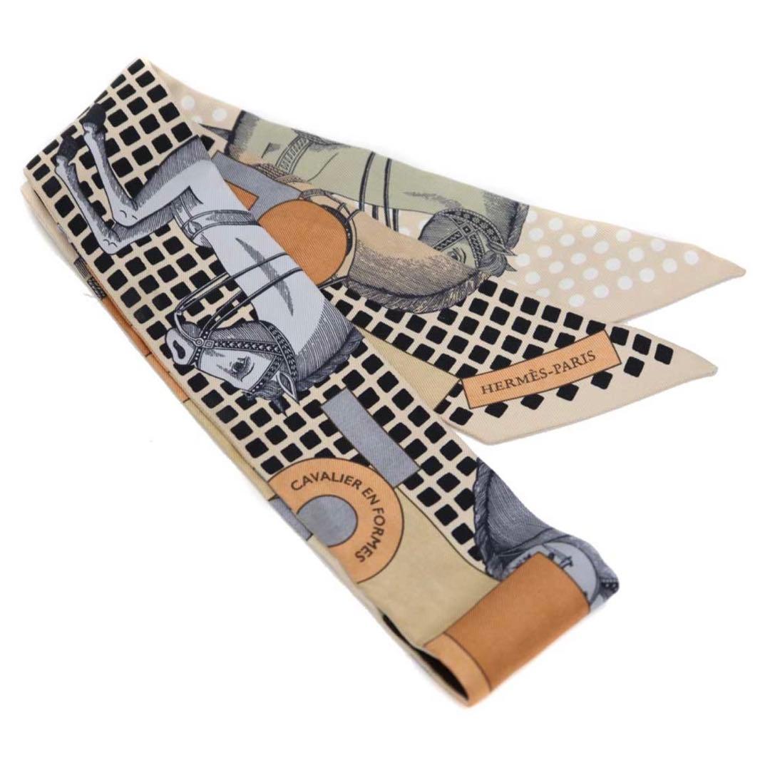 美品 HERMES エルメス ツイリー カヴァリエ・アン・フォルム