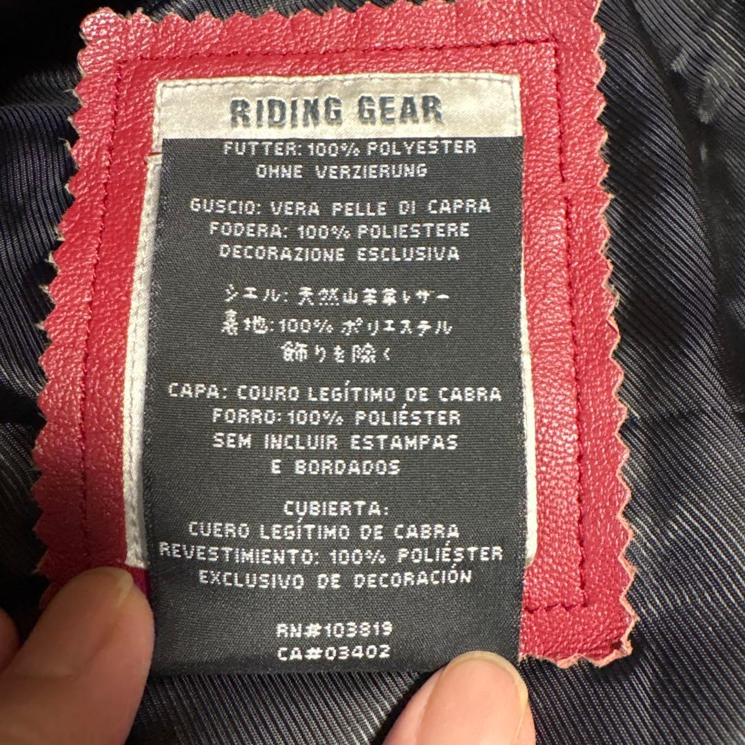 ハーレー★レザーライダースジャケット