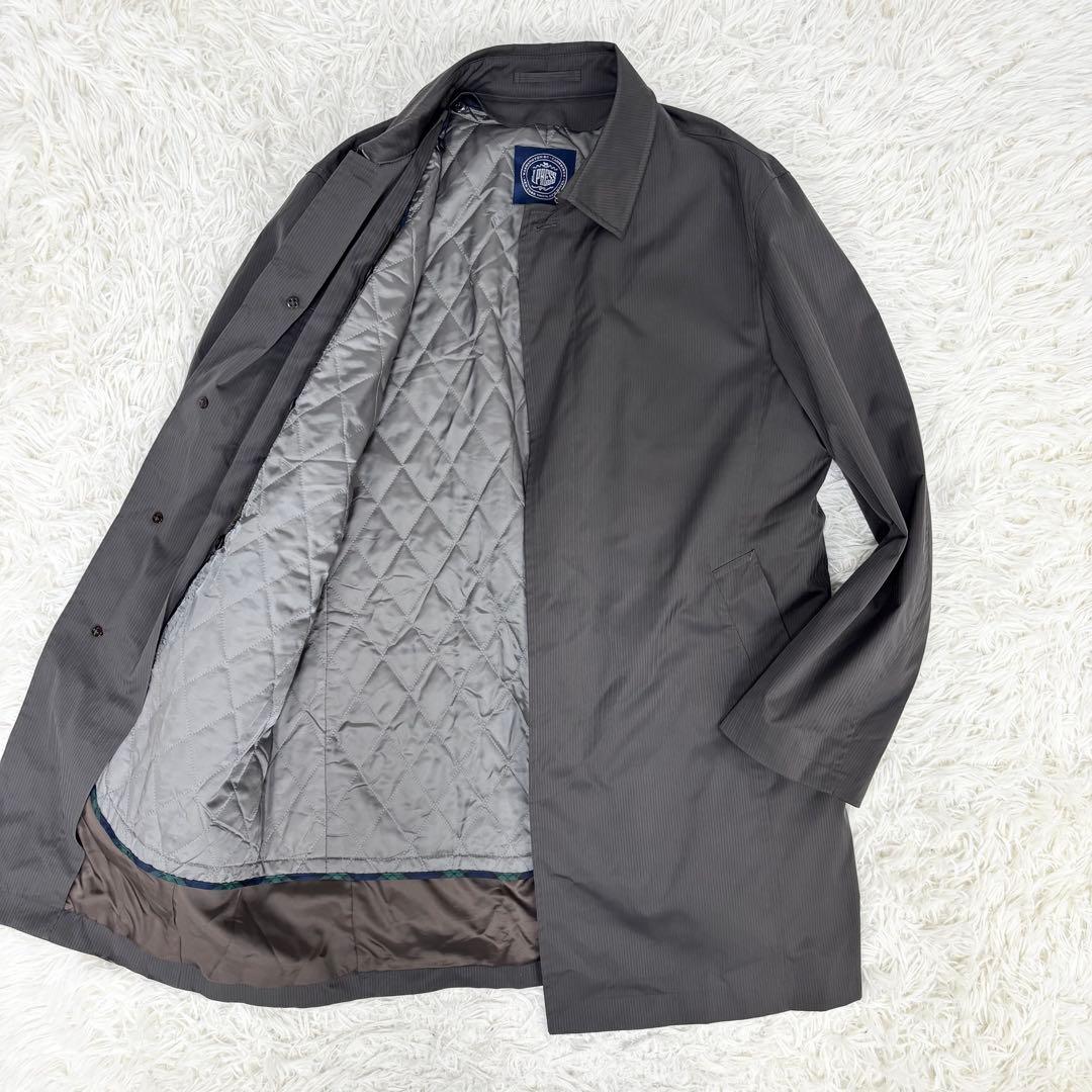 J PRESS ジェイプレス 中綿ライナー付 ステンカラーコート L