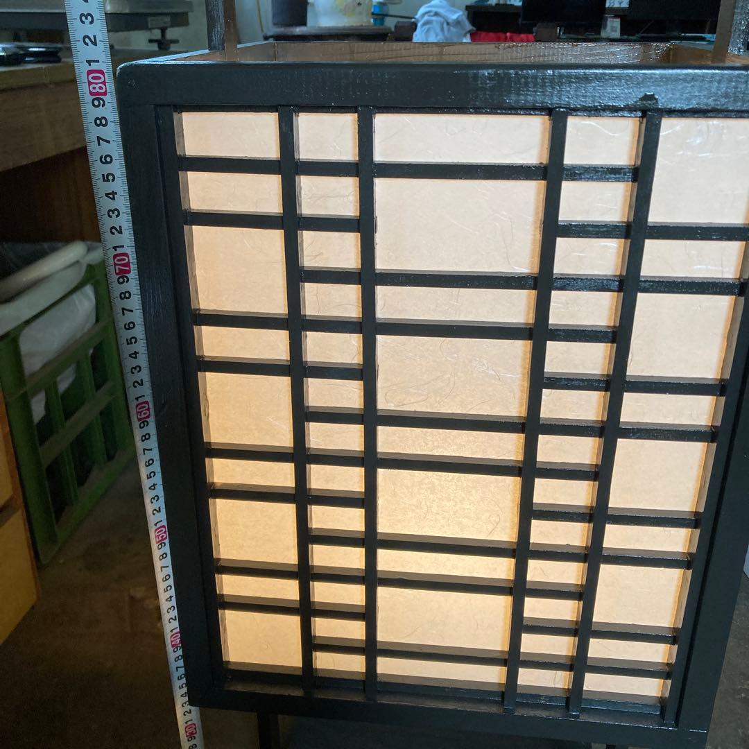 大きい殿様行燈 あんどん 和室 インテリアライト フロアライト 高さ96cm