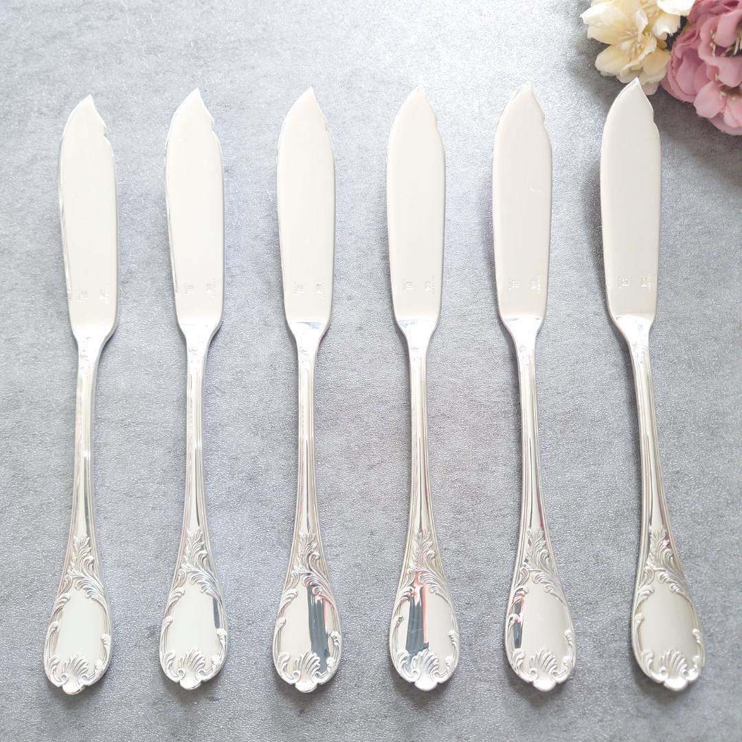 希少 美品 クリストフル マルリー フィッシュナイフ 6点