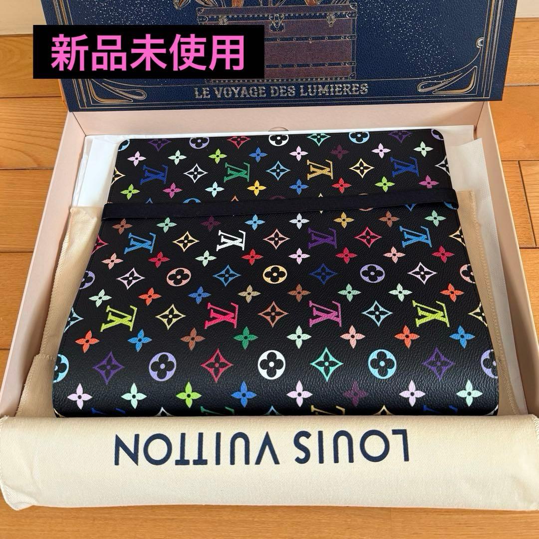 新品未使用♪日本限定LVxTM バインダー・モノグラムマルチカラー GI1505