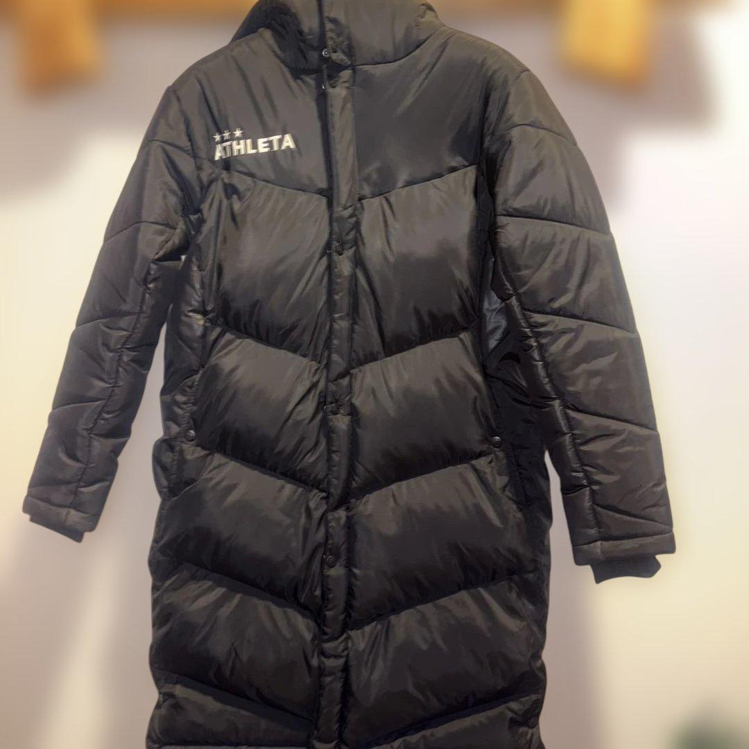 美品　アスレタ ATHLETA ダウン　ベンチコート　Sサイズ