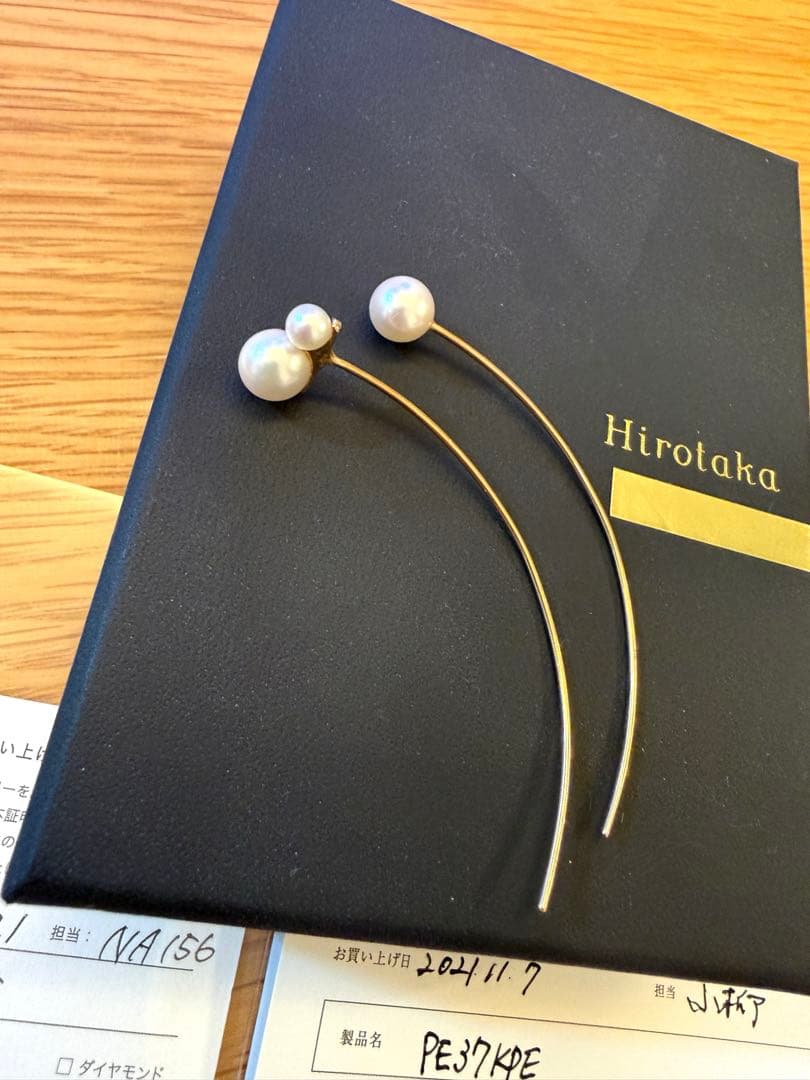 Hirotaka パールアローピアス