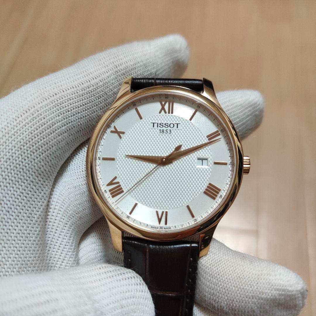 TISSOT 1853 腕時計 ホワイト/ゴールド T063610A