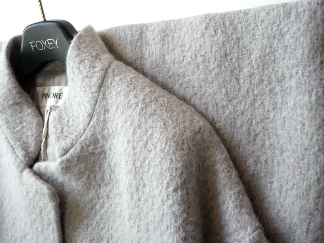 PINORE ピノーレ 定価86,900円 ウール×アルパカ コート 40