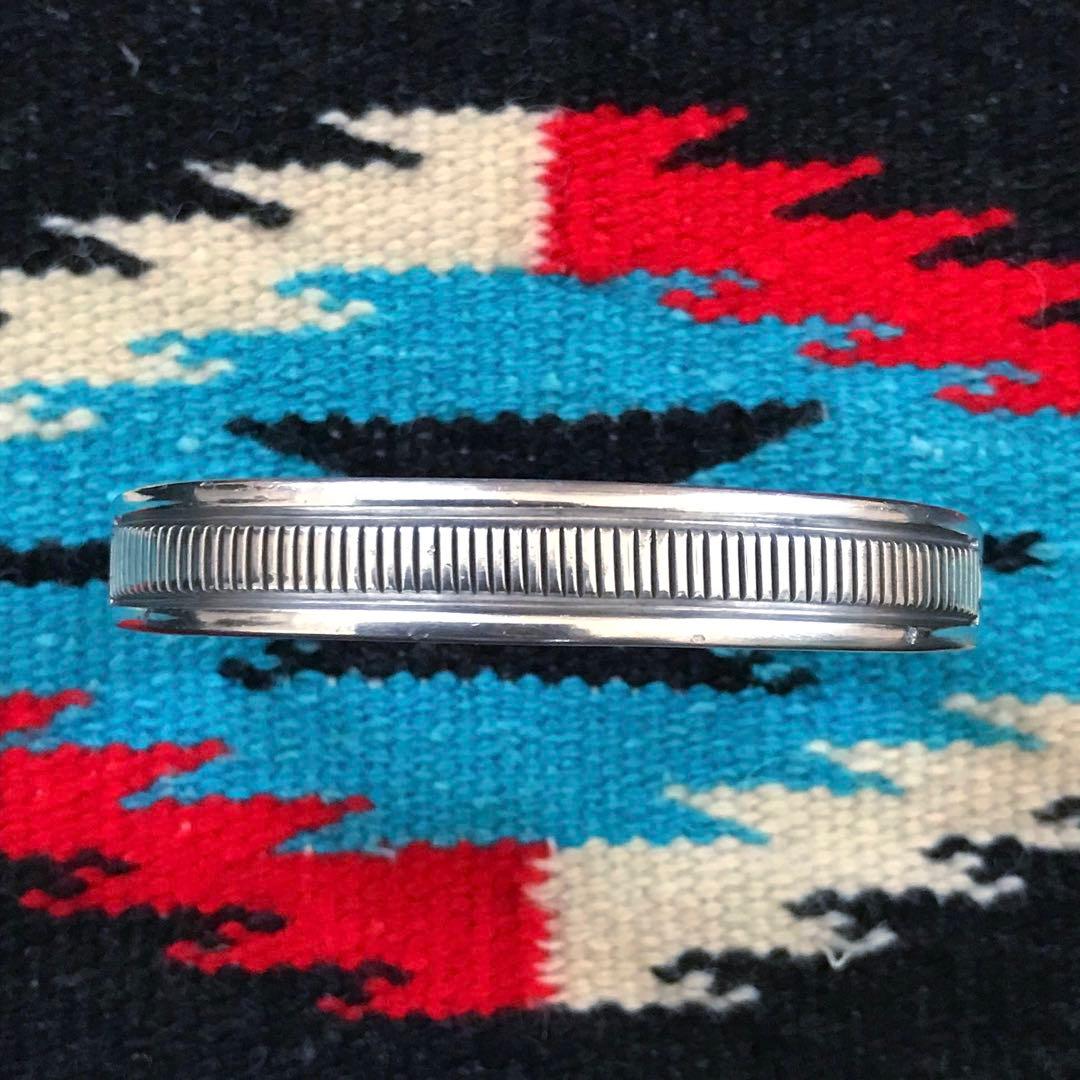 Indian Jewelry ブルースモーガン　　　シルバーバングル　　②