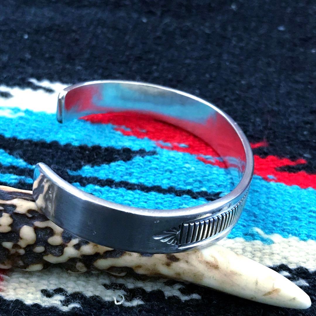 Indian Jewelry ブルースモーガン　　　シルバーバングル　　②
