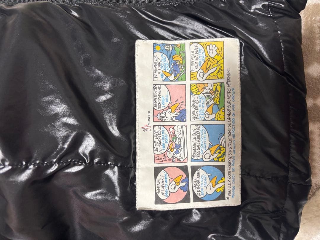 MONCLER ブラックダウンベストレディース　サイズ0 中古美品モンクレール