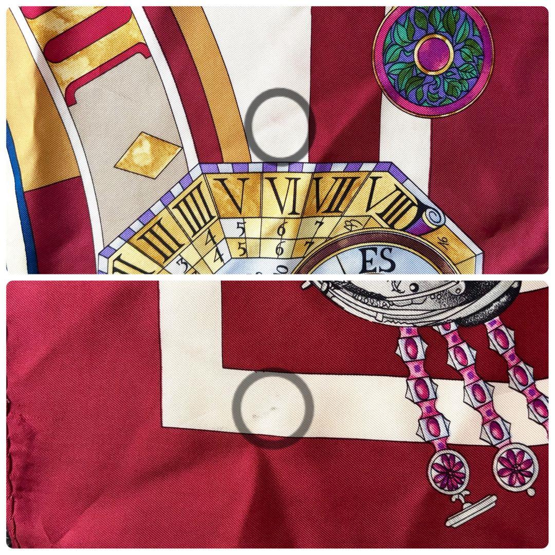 エルメス　カレ90スカーフ　時の輪舞　花の中で過ごす時間