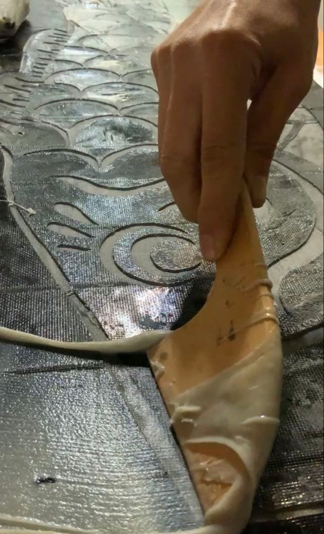 藍染め　鯉のぼり　３体セット　名入れあり　手染め