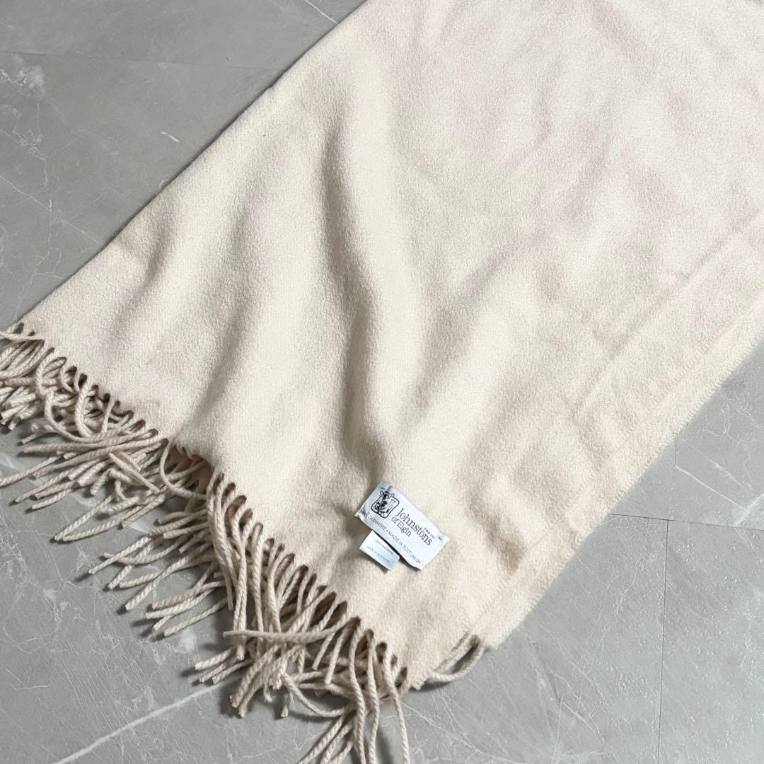 Johnstons of Elgin 　カシミヤ100％ 大判　ストール