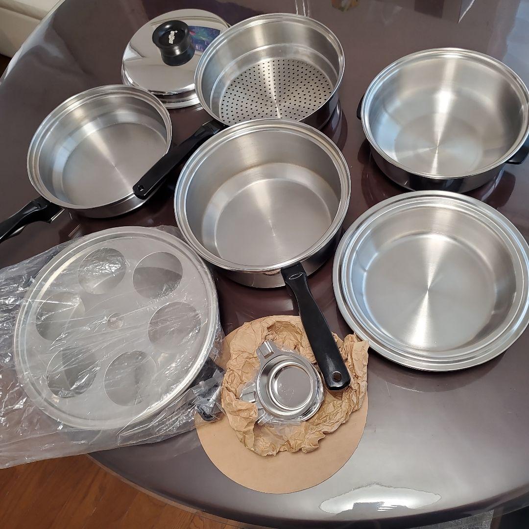 ステンレス鍋・フライパンセット新品 inkor インコア　6セット