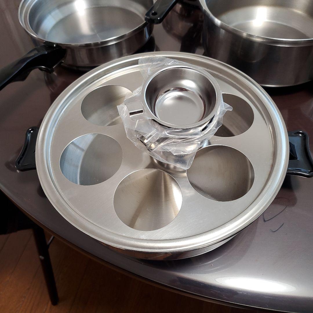 ステンレス鍋・フライパンセット新品 inkor インコア　6セット