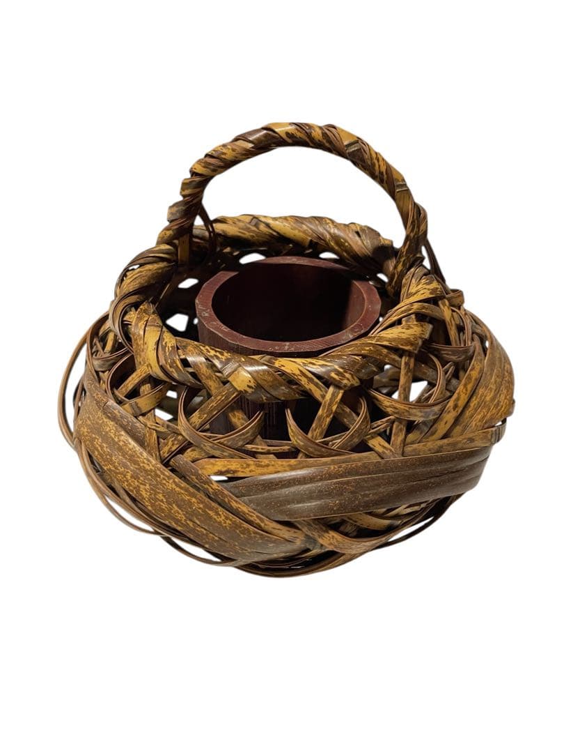 日本製の花篭２個セット